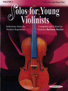 Solos for Young Violinists Violin Part & Piano Acc., Vol 3