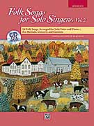Folk Songs for Solo Singers, Vol 2, Med High Book w/Acc. CD
