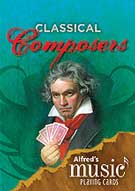Alfred's Music Playing Cards: Classical Composers (1 Pack)  **OUT OF STOCK**