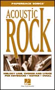 SALE!  Acoustic Rock - Paperback Songs  7.95 - 50%