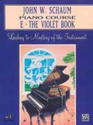 J. W. Schaum PIANO COURSE E: The Violet Book