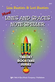 Bastien Theory Boosters:  More Lines & Spaces Notespeller