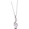 Necklace -  Crystal G-Celf Silver  **OUT OF STOCK**
