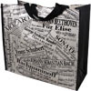 Tote Bag - Sheet Music Collage **Limited Quantities**