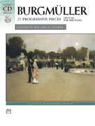 Burgmuller - 25 Progressive Pieces, Op 100- Book + CD