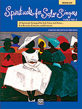 Spirituals for Solo Singers - Book 2 - Med Low (Book only)