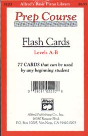 Alfred Basic Prep Course Level A/B - Flash Cards