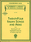 24 Italian Song and Arias - Med Lo - Book + CD