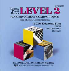 Bastien Piano Basics Level 2 - Acc Compact Discs  **LIMITED QUANTITIES**