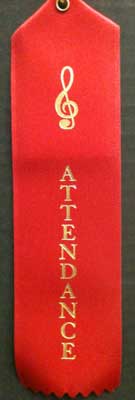 Attendance Ribbon