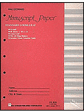 Hal Leonard MS Paper 12-Staff  **OUT OF STOCK**